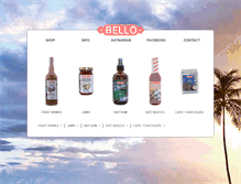 Tablet Screenshot of belloproducts.com